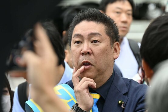 選挙活動中に襲われた