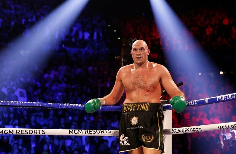  ＷＢＣ王者のタイソン・フューリー（ロイター）