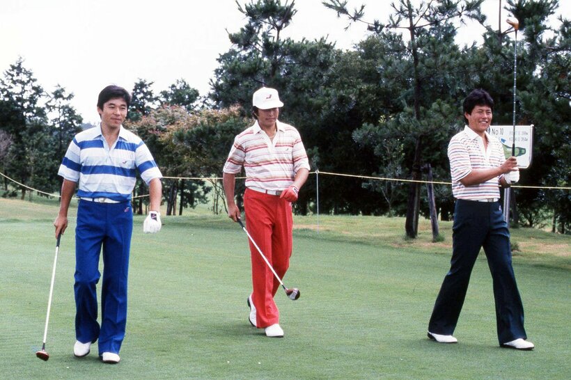 一時代を築いた尾崎３兄弟。左から直道、将司さん、健夫