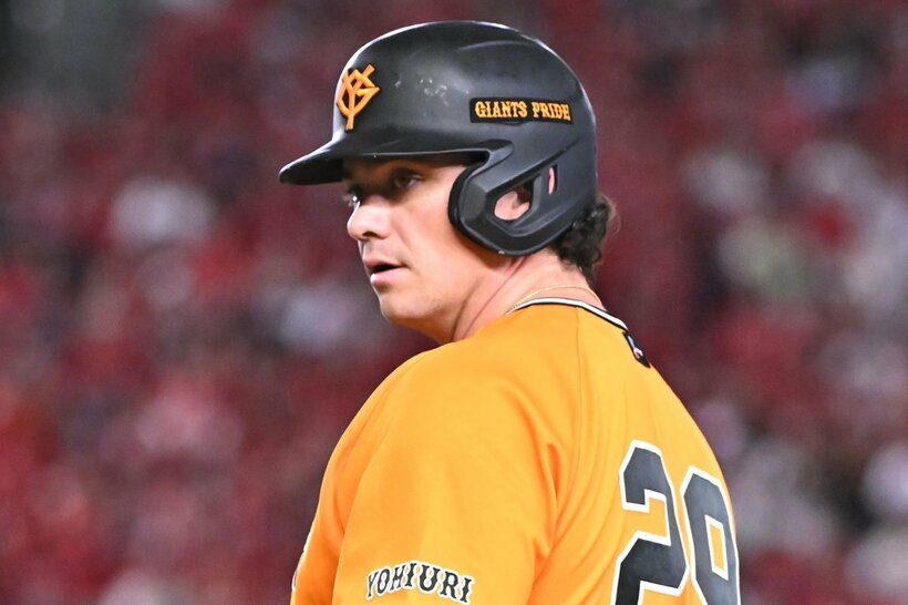 ３回に先制タイムリーを放った巨人・ダルベック