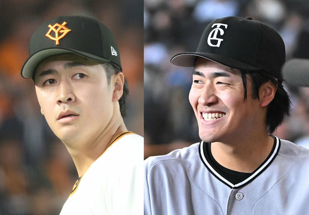 散髪してロッテ戦に先発した西舘勇陽。右は5月30日の日本ハム戦
