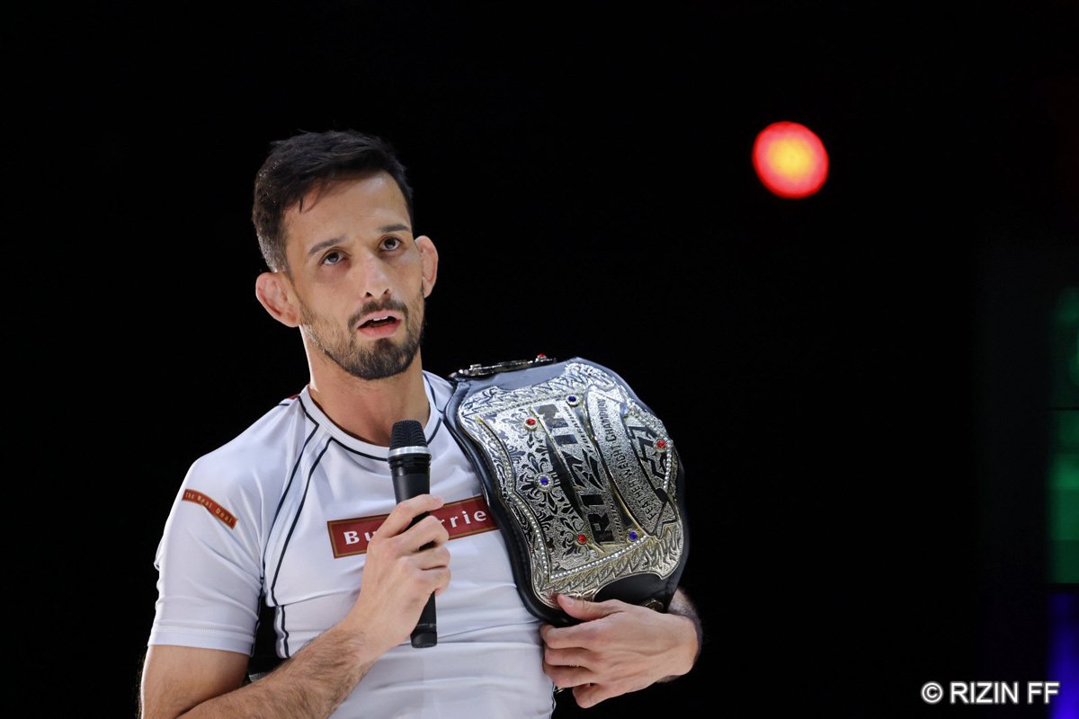 RIZIN】クレベル・コイケが王座の絶対防衛を誓う「約束します