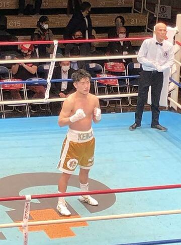  プロデビュー戦をTKO勝ちで飾った藤田健児