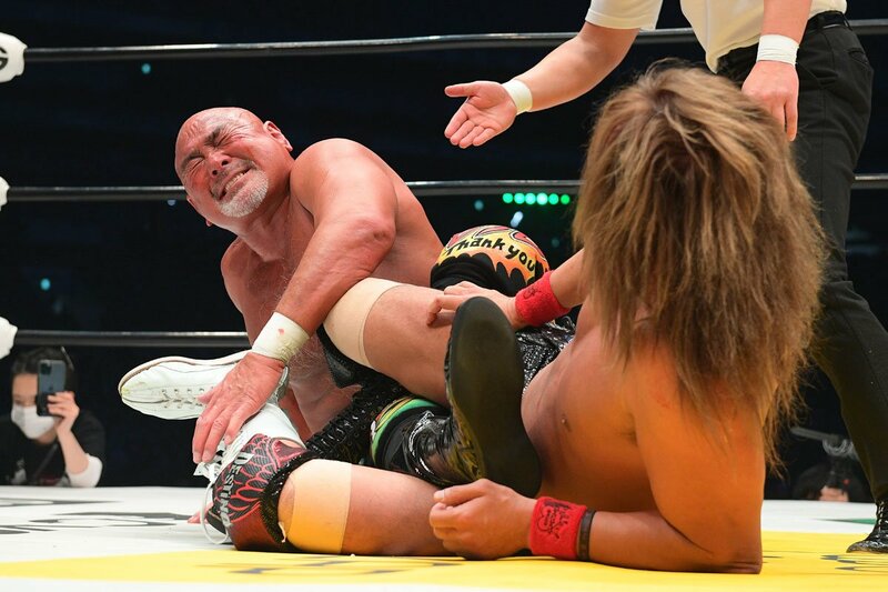 写真：【武藤引退興行】内藤哲也 デスティーノで武藤のプロレス人生に