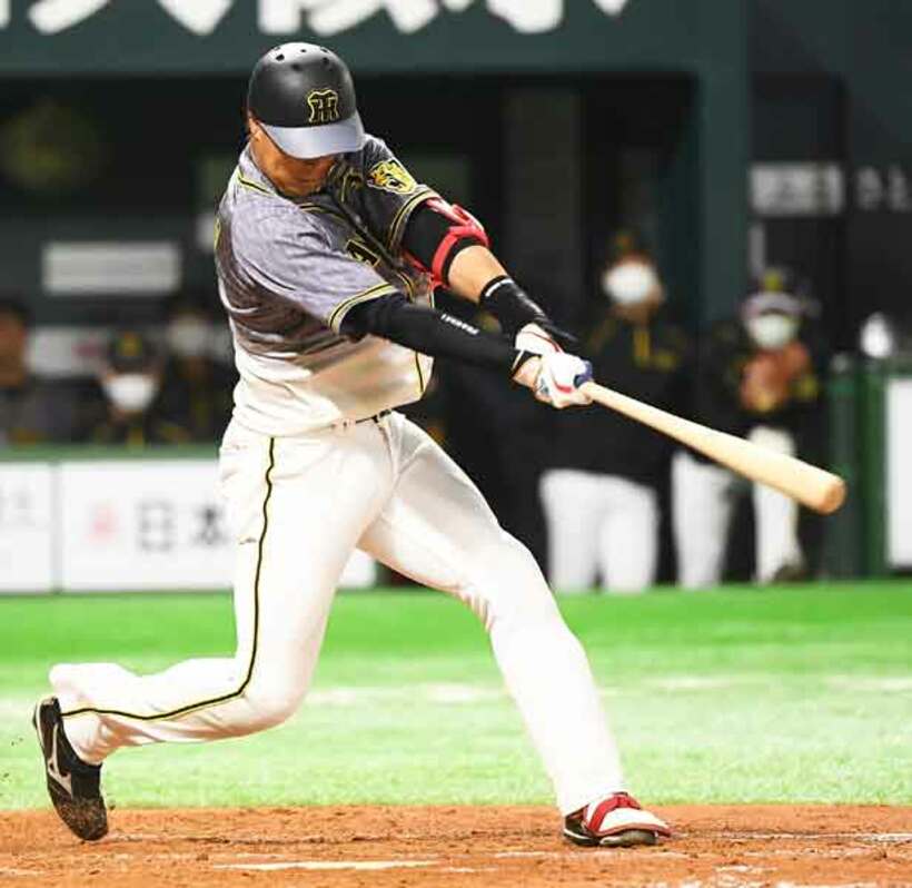  今季“第１号”を放った大山